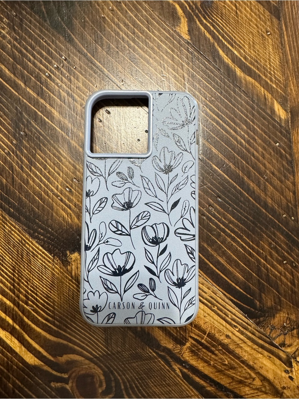Floral Light Blue Protective Phone Case